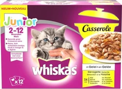 Whiskas Maaltijdzakjes 2-12 maanden Classic Selectie in Gelei