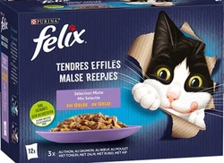 Felix Malse Reepjes - Countryside selectie in gelei (vlees en vis) - 1020g x 3
