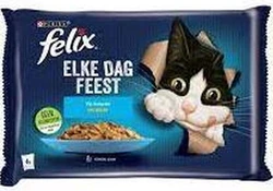 Felix - Kattenvoer - EDF Visselectie in gelei - 4x85 gram per 4 verpakkingen