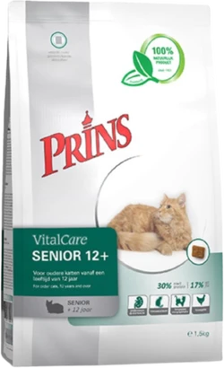 Prins VitalCare Senior 12+ verpakking met 5 kilo kattenvoer