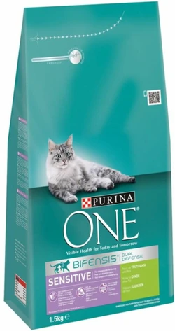 Purina One - Sensitive - Kalkoen - 2x1,5kg