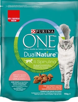 Purina One Dual Nature Sterilised Zalm - 750g x 3