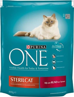 Purina One Sterilcat Rijk aan Rund - 800g