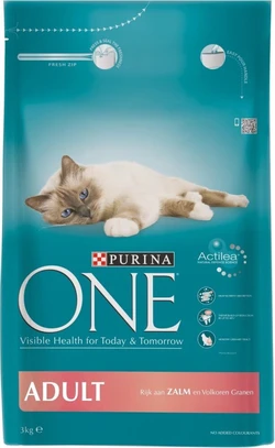 Purina One Adult Rijk aan Zalm - 3kg