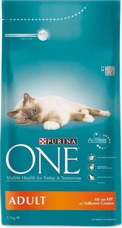 Purina One Adult Rijk aan Kip - 1,5kg