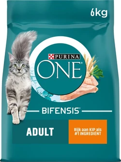 Purina ONE Adult - Kattenvoer Kip & Volkoren Granen - 6 kg