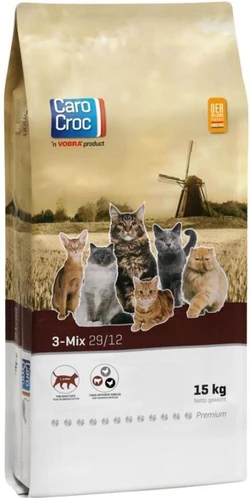 Carocroc Kat 3-Mix Adult - Gevogelte/Rund  15 kg