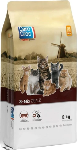 Carocroc Kat 3-Mix - Kattenvoer - 2 kg