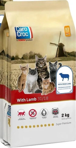 Carocroc With Lamb - Kattenvoer - 2 x 2 kg