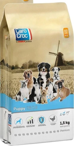 Carocroc Puppy Gevogelte&Rijst - Hondenvoer - 3 x 1.5 kg