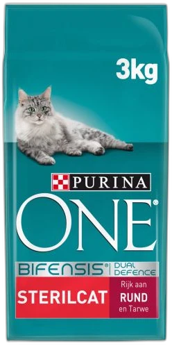 Purina One Sterilcat Droogvoer Rund   3 kg