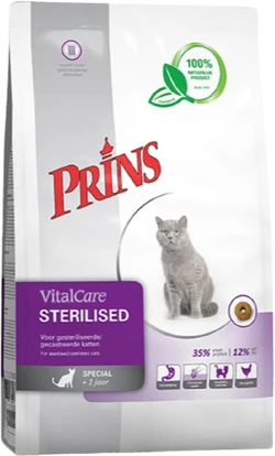 Prins vital care kat adult sterilised - zak - 1.5 kilo