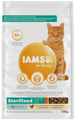 Iams for Vitality Adult Verse Kip kattenvoer 2kg
