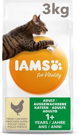 Iams Cat Adult - Kip - Kattenvoer - 3 kg