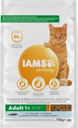 Iams Cat Adult - Vis & Kip - Kattenvoer - 10 kg