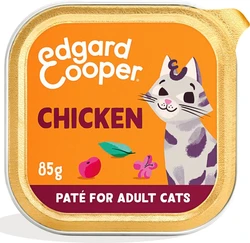 Edgard&Cooper Adult Paté 85 g - Kattenvoer - Kip