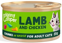 Edgard & Cooper Adult Cats Lam en Kip in Saus