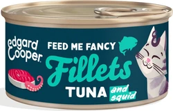 Edgard & Cooper Fillets Tuna & Squid 70 gr