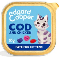 Edgard & Cooper Kittens Kabeljauw en Kip Pate