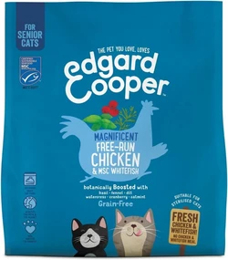 Edgard&Cooper Senior Kip&Witvis - Kattenvoer - 1.75 kg