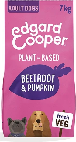 Edgard&Cooper Plantbased Adult Rode Biet&Pompoen - Hondenvoer - 7 kg