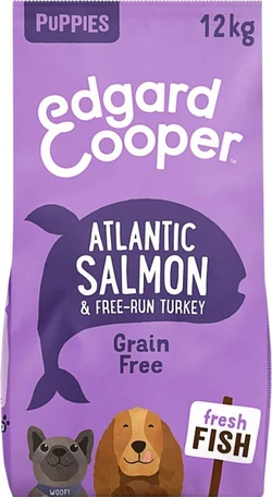 Edgard & Cooper Hondenvoer Puppy Verse Zalm en Kalkoen 12 kg