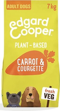 Edgard&Cooper Plantbased Adult Wortel&Courgette - Hondenvoer - 7 kg