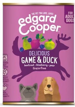 Edgard & Cooper Adult Dogs Wild en Eend in Blik