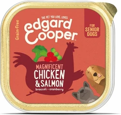 Edgard & Cooper Kuipje Vers Vlees Senior Hondenvoer Kip - Zalm 150 gr