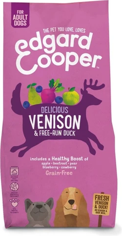 Edgard & Cooper Verse Hert & Scharreleend Adult - Hondenvoer - 7kg