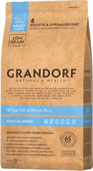Grandorf White Fish & Brown Rice Adult All Breeds - 3kg Verpakking Hondenvoer