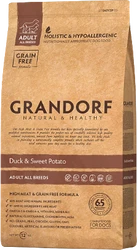 Grandorf Duck & Sweet Potato Adult All Breeds - 3kg Verpakking Hondenvoer