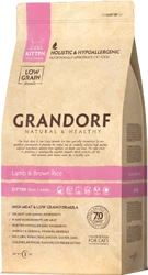Grandorf Lamb & Brown Rice kitten from 3 weeks - 2kg Verpakking Kattenvoer