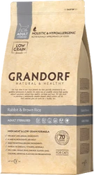 Grandorf Rabbit & Brown Rice Sterilised Adult - 2kg Verpakking Kattenvoer