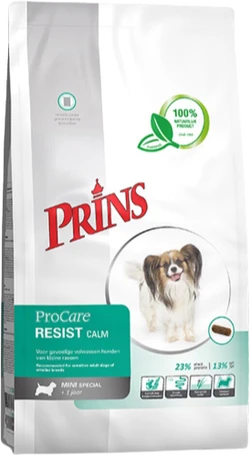 Prins Resist Calm Mini - 7,5 kg Verpakking Hondenvoer Prins Resist Calm Mini - 7,5 kg Verpakking Hondenvoer