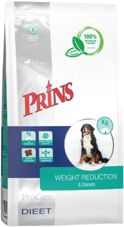 Prins Diet Croque Weight Reduction & Diabetic Gevogelte - 3 kg Verpakking Hondenvoer