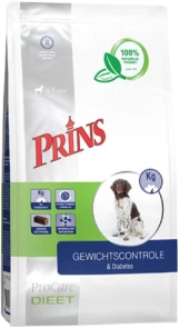 Prins Diet Pressed Gewichtscontrole & Diabetes - 3 kg Verpakking Hondenvoer