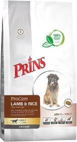 Prins Lamb & Rice Hypoallergenic Croque 10 kg Verpakking Hondenvoer Prins Lamb & Rice Hypoallergenic Croque 10 kg Verpakking Hondenvoer