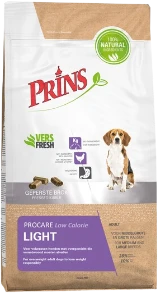 Prins Light Low Calorie 3kg Verpakking Hondenvoer