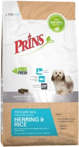 Prins Herring & Rice Hypoallergenic Mini 3 kg Verpakking Hondenvoer Prins Herring & Rice Hypoallergenic Mini 3 kg Verpakking Hondenvoer