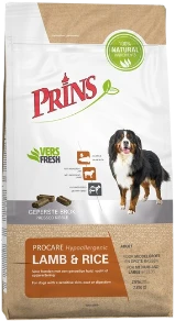 Prins Lamb & Rice Hypoallergenic 3kg Verpakking Hondenvoer
