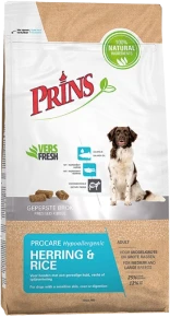 Prins Herring & Rice Hypoallergenic 12 kg Verpakking Hondenvoer