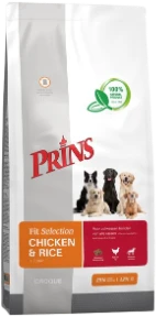 Prins Chicken & Rice 15 kg Verpakking Hondenvoer Prins Chicken & Rice 15 kg Verpakking Hondenvoer