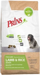 Prins Lamb & Rice Senior Hypoallergenic 15 kg Verpakking Hondenvoer