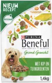 Beneful - Gezond Gewicht Kip en Tuingroenten 2,8kg Verpakking Hondenvoer