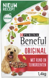 Beneful Original Rund en Tuingroenten 2,8 kg Verpakking Hondenvoer