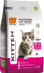 BF Petfood Krokant Kitten Pregnant & Nursing 1,5 kg Kattenvoer Verpakking