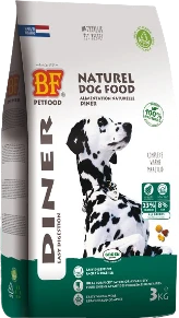 BF Petfood Medium & Large Breed Diner Easy Digestion 3 kg Hondenvoer Verpakking BF Petfood Medium & Large Breed Diner Easy Digestion 3 kg Hondenvoer Verpakking