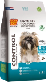 BF Petfood Small Breed Control Sterilised & Urinary 1,5 kg Hondenvoer Verpakking 