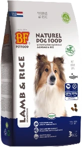 BF Petfood Medium & Large Breed Lamb & Rice Sensitive 3 kg Hondenvoer Verpakking BF Petfood Medium & Large Breed Lamb & Rice Sensitive 3 kg Hondenvoer Verpakking
